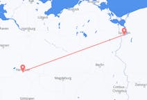 Flyreiser fra Hannover, Tyskland til Szczecin, Polen