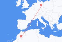 出发地 摩洛哥出发地 扎戈拉目的地 德国莱比锡的航班