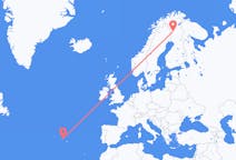 Flights from Terceira Island, Portugal to Kittilä, Finland