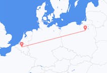 Flights from Szymany, Szczytno County in Poland to Brussels in Belgium