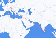 Flights from Sigiriya to Trieste