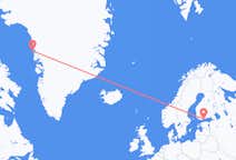 从乌佩纳维克飞往赫尔辛基的航班