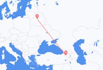 Flyrejser fra Minsk, Hviderusland til Kars, Tyrkiet