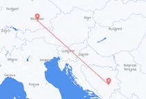Flyreiser fra München, til Sarajevo