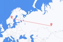 Fly fra Tomsk til Östersund