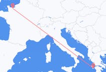出发地 法国出发地 卡昂目的地 希腊扎金索斯島的航班