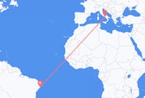 Flyreiser fra Maceió, Brasil til Napoli, Italia