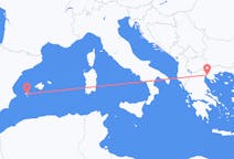 Vluchten van Thessaloniki naar Ibiza