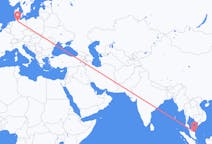Flyreiser fra Kuala Terengganu, Malaysia til Hamburg, Tyskland