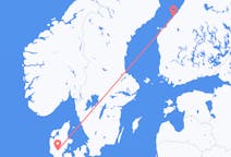 Flights from Billund, Denmark to Kokkola, Finland