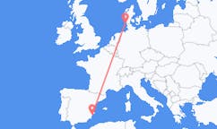 Vluchten van Westerland, Duitsland naar Alicante, Spanje