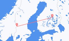 Flights from Kuopio, Finland to Rörbäcksnäs, Sweden