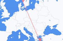 Flights from Parikia to Gothenburg