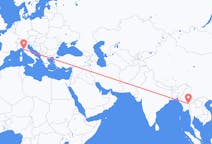 Flights from Loikaw, Myanmar (Burma) to Pisa, Italy