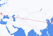 Flyreiser fra Fukuoka, Japan til Târgu Mureș, Romania