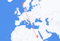 Flights from Khartoum to Bergen