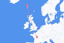 Flyreiser fra Sørvágur, Færøyene til Limoges, Frankrike