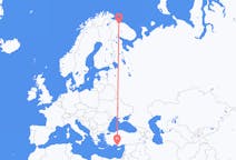 Flights from Murmansk, Russia to Gazipaşa, Turkey
