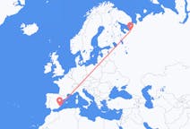 Flights from Arkhangelsk, Russia to Murcia, Spain