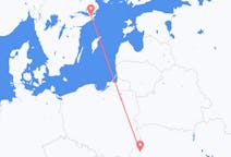 Flyreiser fra Stockholm, Sverige til Lviv, Ukraina