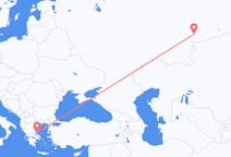 Flights from Chelyabinsk, Russia to Skiathos, Greece