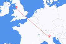 Flights from Verona, Italy to Liverpool, England