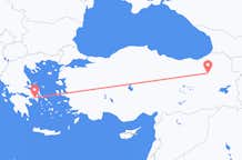 Loty z Erzurum, Turcja do Aten, Grecja