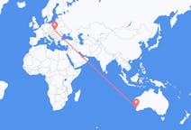 オーストラリア、 パースから、オーストラリア、ポプラドへ行きのフライト