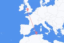 Flyg från Béjaïa, Algeriet till Bristol, England