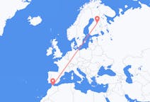 Flyrejser fra Tétouan, Marokko til Kajaani, Finland