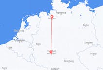 Vluchten van Frankfurt, Duitsland naar Bremen, Duitsland
