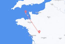 Flyreiser fra Guernsey, Guernsey til Poitiers, Frankrike