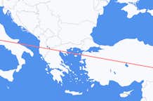 Flyreiser fra Malatya, til Roma