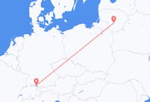リトアニアのから カウナス、ドイツのへ フリードリヒスハーフェンフライト