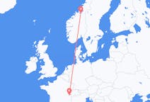 Flights from Trondheim to Geneva