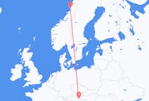 Flights from Brønnøysund, Norway to Graz, Austria
