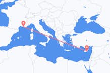 Flyrejser fra Marseille til Larnaca