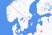 Flyg från Kaunas, Litauen till Molde, Norge