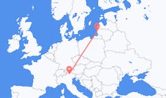 Flights from Bolzano to Palanga
