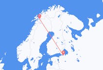Flyg från Sankt Petersburg, Ryssland till Narvik, Norge