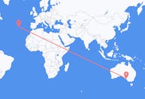 Voli da Adelaide, Australia a Terceira, Portogallo