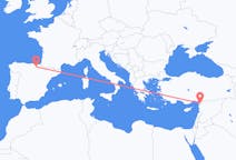 出发地 土耳其出发地 哈塔伊省目的地 西班牙维多利亚的航班