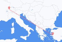 Vluchten van İzmir naar Bern