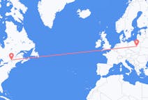 Flights from Montreal, Canada to Warsaw, Poland