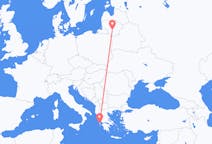 Vluchten van Kaunas, Litouwen naar Kefalinia, Griekenland