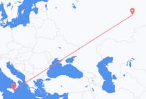 Vluchten van Jekaterinenburg, Rusland naar Catanië, Italië