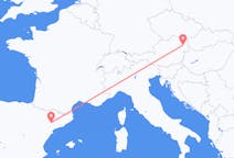 Flights from Lleida in Spain to Vienna in Austria