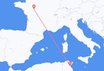 Flyg från Enfidha, Tunisien till Tours, Frankrike
