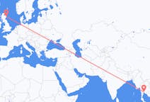 Flyreiser fra Bangkok, til Aberdeen