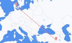 Flyreiser fra Sirnak, Tyrkia til Aarhus, Danmark
